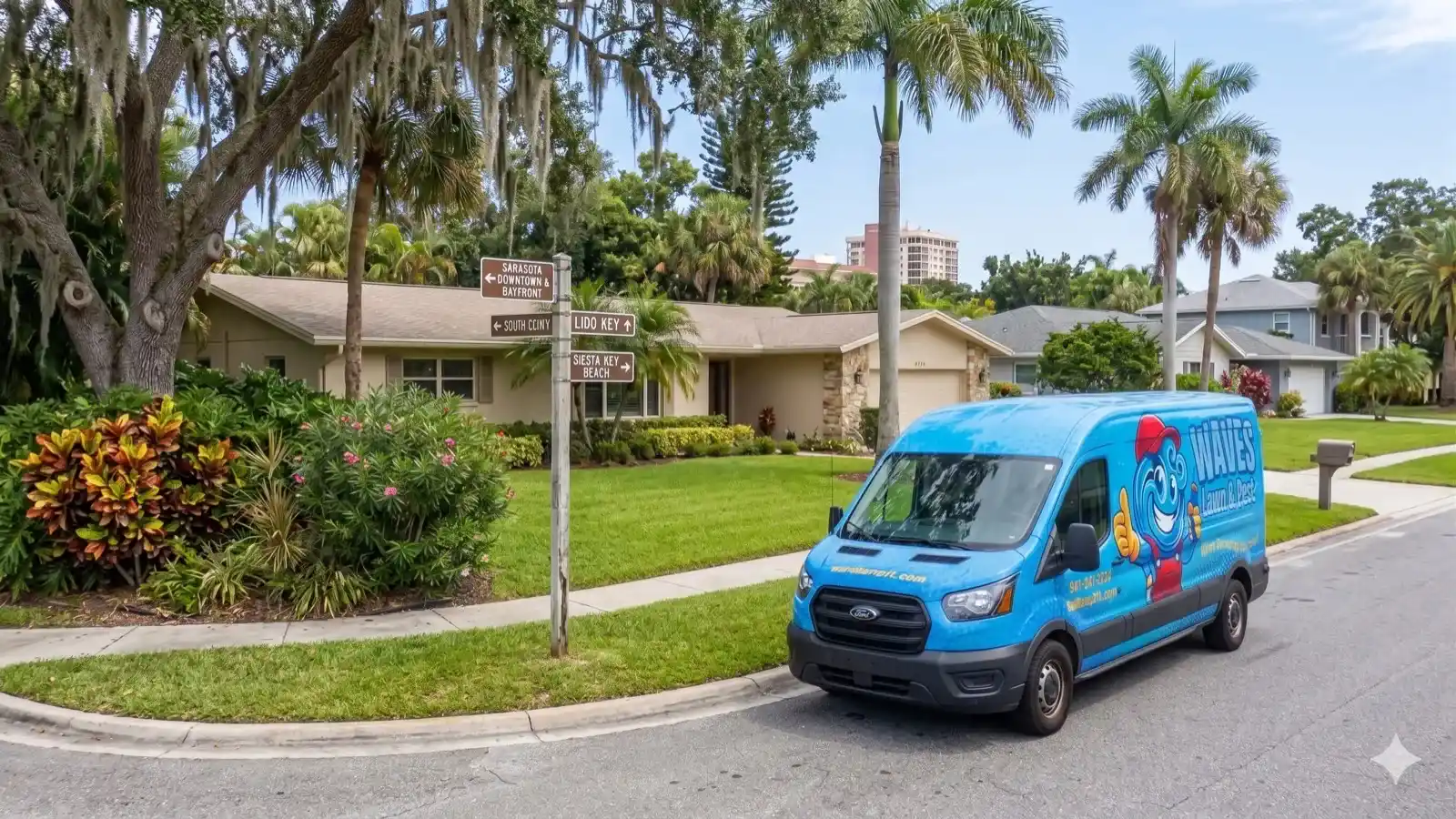 Palmetto Exterminator service vehicle